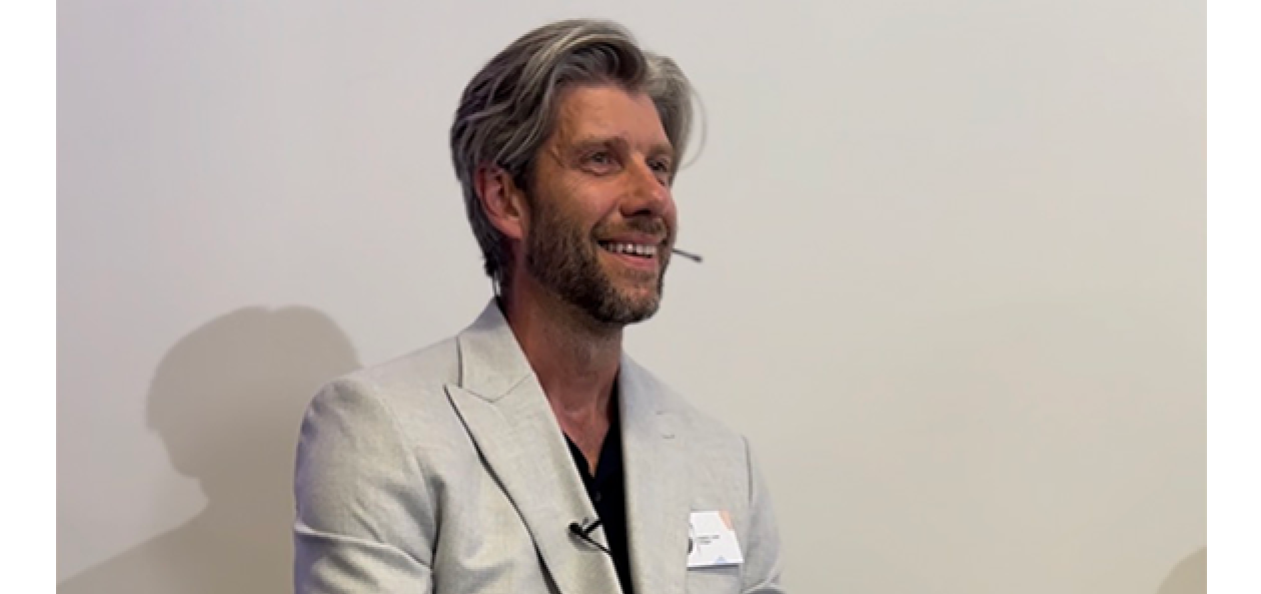 Stephen Lester talking to an audience