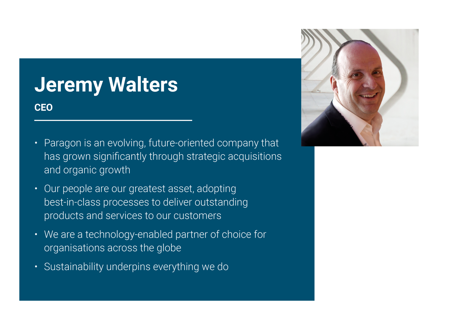 Jeremy Walters - CEO