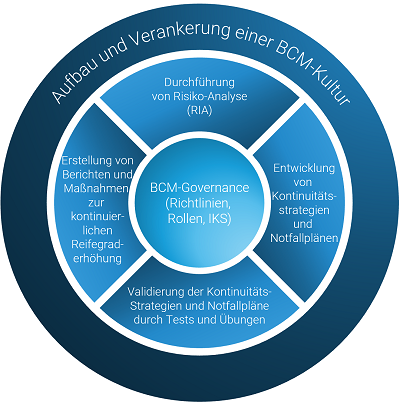Business Continuity Management, Paragon, Aufbau und Verankerung einer BCM-Kultur