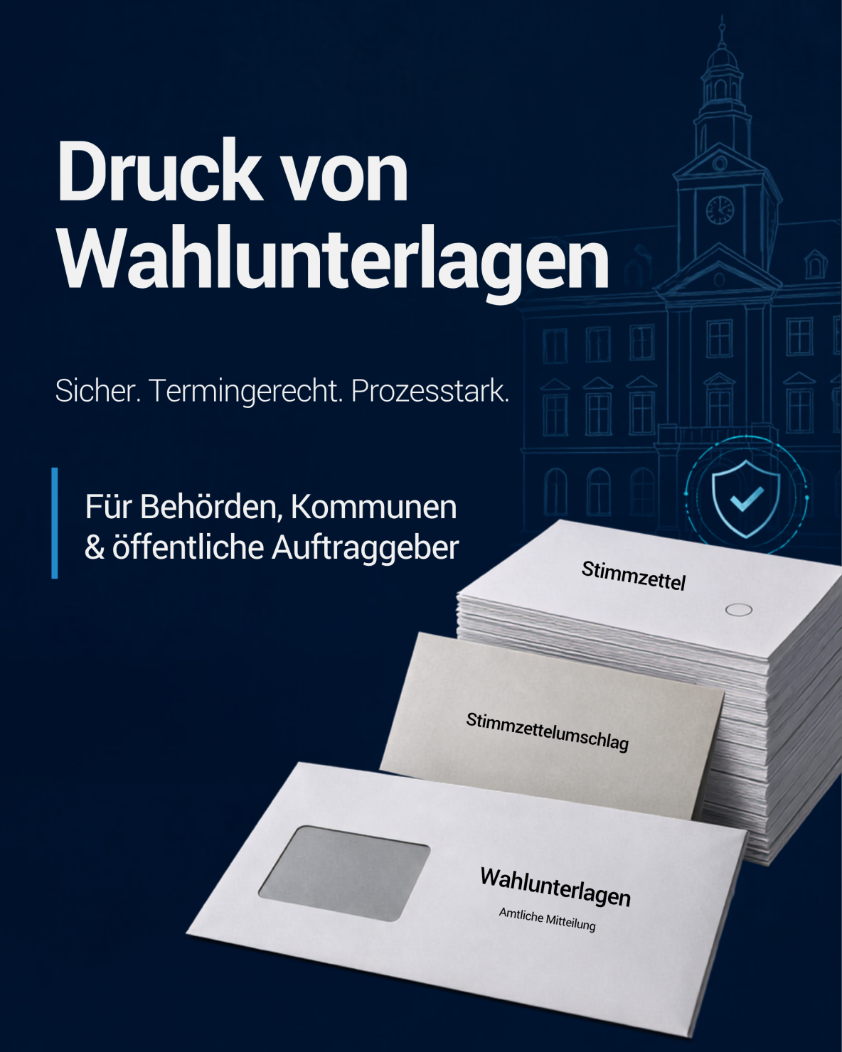 Druck von Wahlunterlagen Paragon
