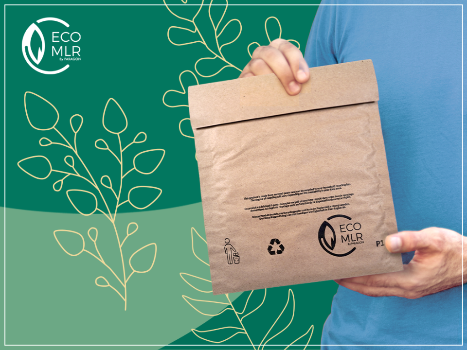 Revolutionär: Versandtasche ecoMLR. Stoßsicher. Plastikfrei